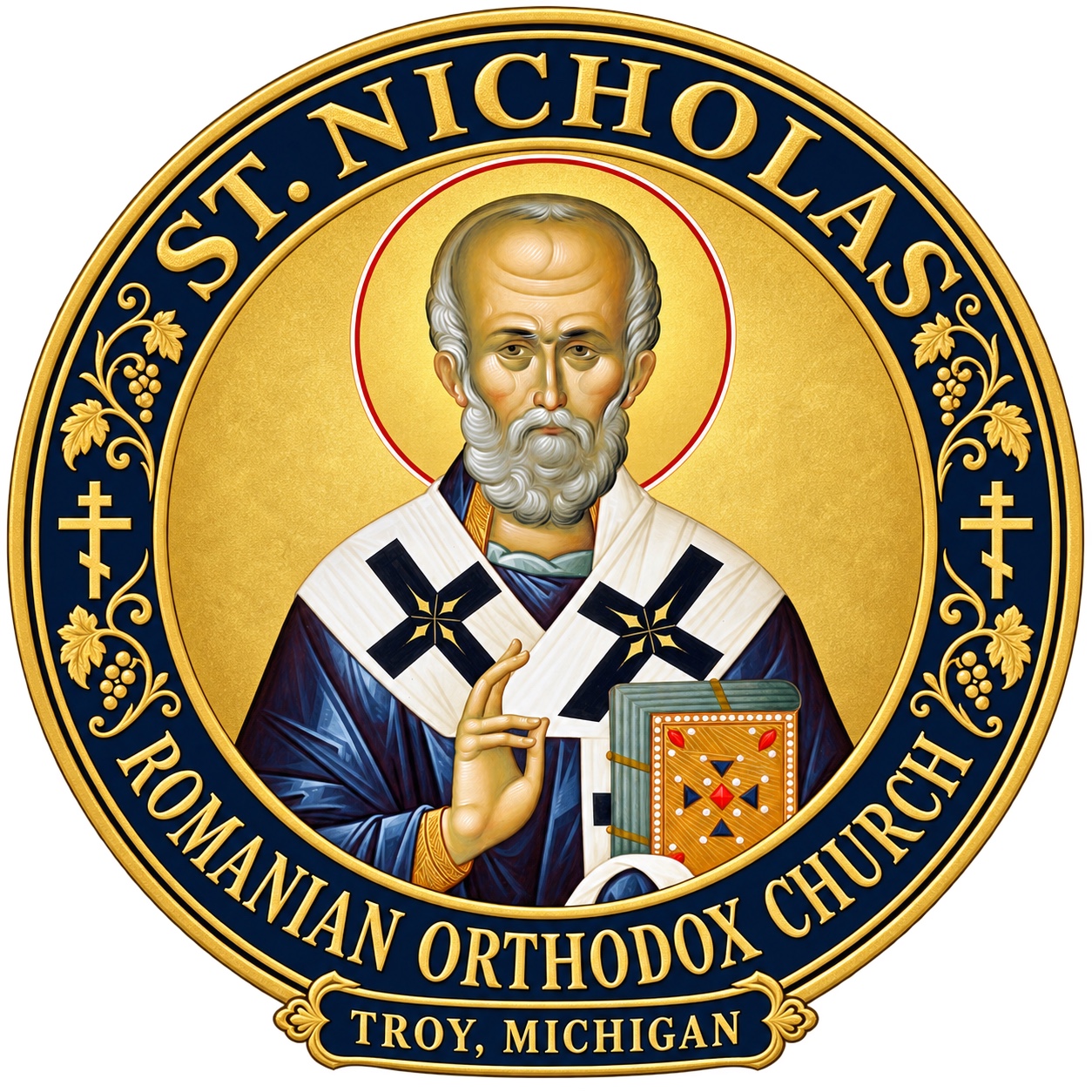 Logo-ul parohiei Sfântul Nicolae